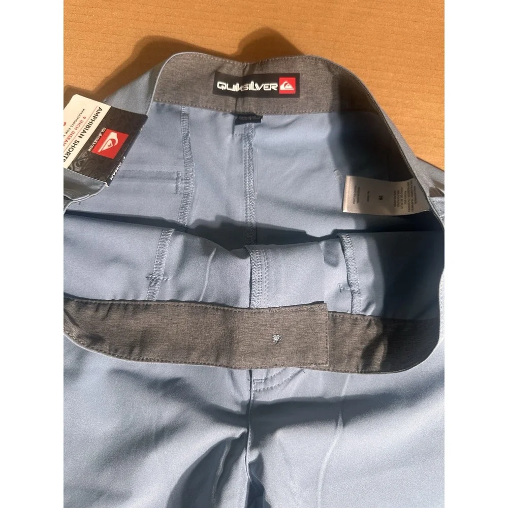 Quiksilver Shorts Mens 29 Blue Chino Krandy Walk Walkshort New Tags